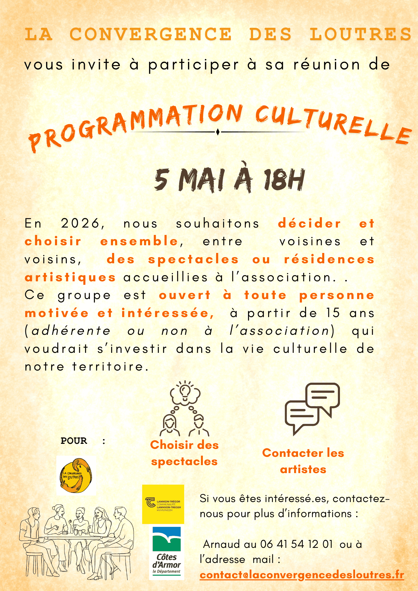 Réunion Programmation culturelle