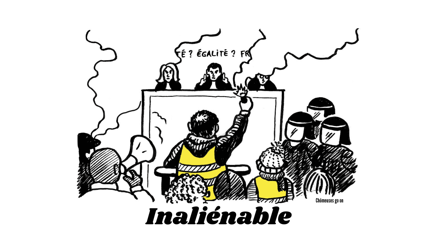 Inalienable - une pièce de théâtre-témoignage sur les violences judiciaire par la compagnie "La cour des choses" - Image