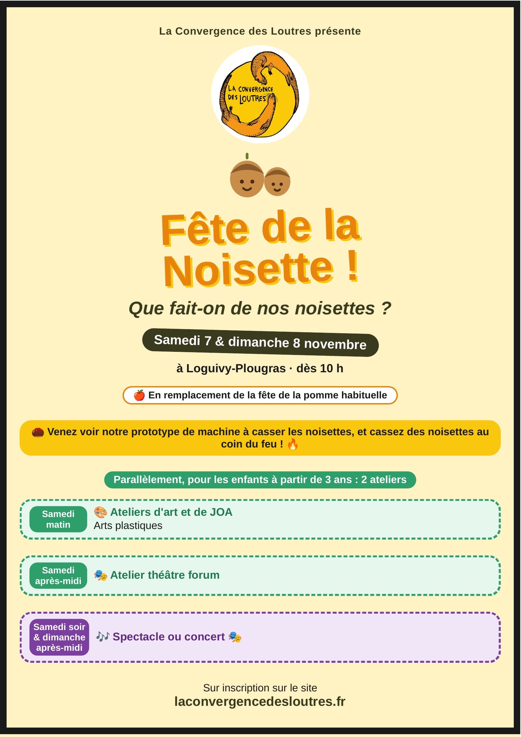 Préparation de la Fête de la noisette - Image